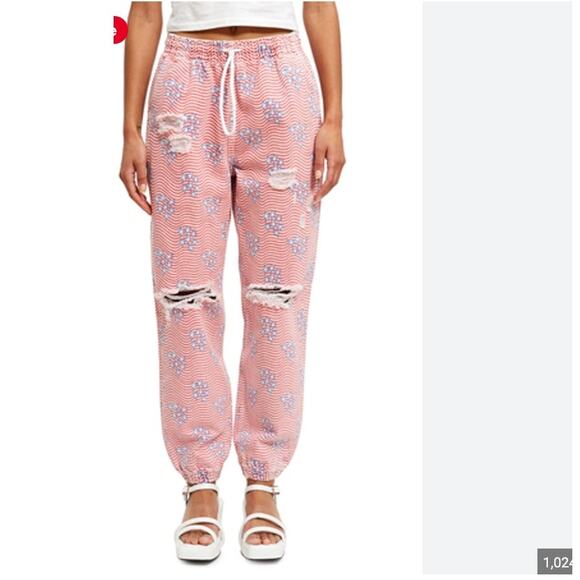 Alexander Wang Opening Ceremony Stars and Stripes Jogger Red/White blue Size Sm - Picture 4 of 12